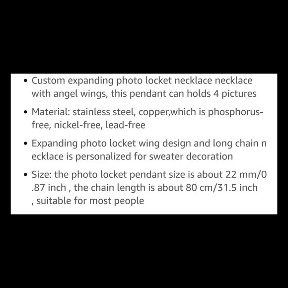 5/$25 brand new silver heart locket necklace heart opens into 4 pic holders - Picture 9 of 11